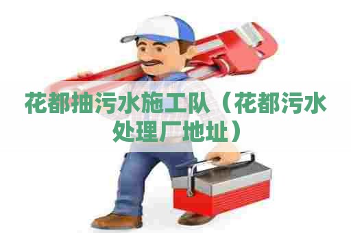 花都抽污水施工队（花都污水处理厂地址）