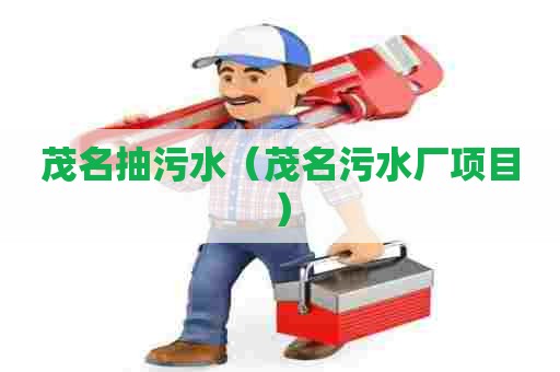 茂名抽污水(茂名污水厂项目) 茂名抽污水(茂名污水厂项目)