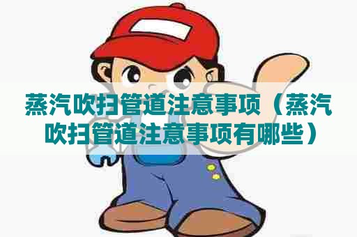 蒸汽吹扫管道注意事项（蒸汽吹扫管道注意事项有哪些）