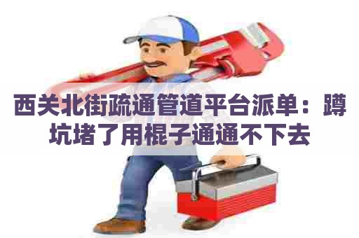 西关北街疏通管道平台派单:蹲坑堵了用棍子通通不下去 西关北街疏通管道平台派单:蹲坑堵了用棍子通通不下去