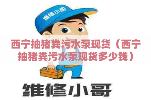 西宁抽猪粪污水泵现货（西宁抽猪粪污水泵现货多少钱）