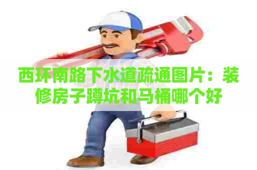 西环南路下水道疏通图片：装修房子蹲坑和马桶哪个好