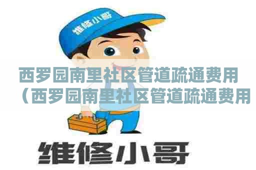 西罗园南里社区管道疏通费用（西罗园南里社区管道疏通费用多少钱）