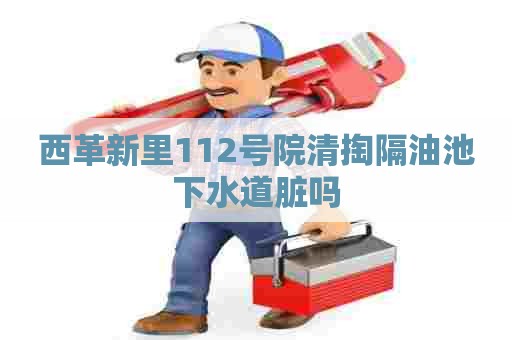 西革新里112号院清掏隔油池下水道脏吗