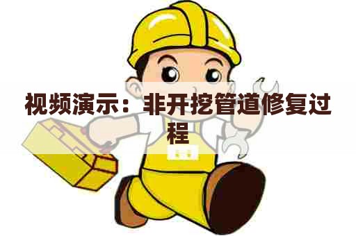 视频演示：非开挖管道修复过程