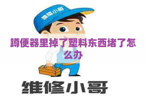 蹲便器里掉了塑料东西堵了怎么办 蹲便器里掉了塑料东西堵了怎么办