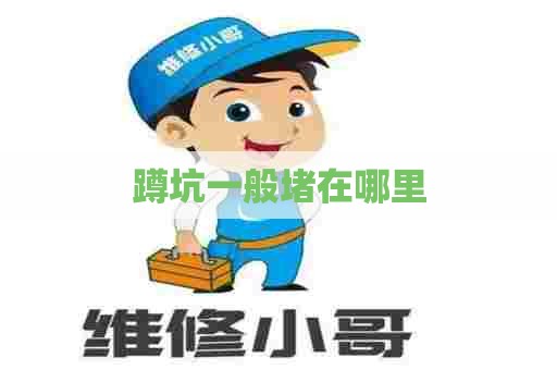 蹲坑一般堵在哪里