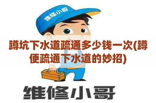 蹲坑下水道疏通多少钱一次(蹲便疏通下水道的妙招) 蹲坑下水道疏通多少钱一次(蹲便疏通下水道的妙招)