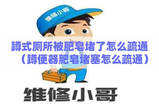 蹲式厕所被肥皂堵了怎么疏通（蹲便器肥皂堵塞怎么疏通）