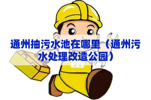 通州抽污水池在哪里（通州污水处理改造公园）