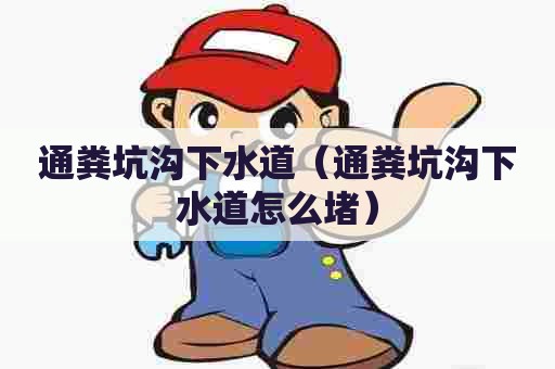 通粪坑沟下水道(通粪坑沟下水道怎么堵) 通粪坑沟下水道(通粪坑沟下水道怎么堵)