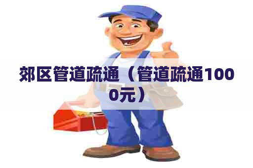 郊区管道疏通（管道疏通1000元）