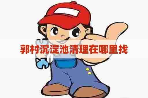 郭村沉淀池清理在哪里找 郭村沉淀池清理在哪里找