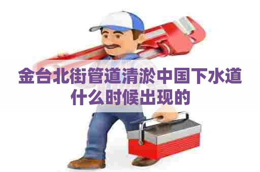 金台北街管道清淤中国下水道什么时候出现的