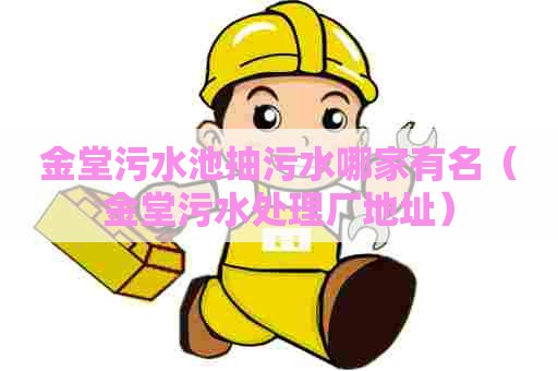 金堂污水池抽污水哪家有名（金堂污水处理厂地址）