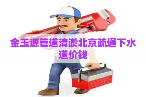金玉源管道清淤北京疏通下水道价钱