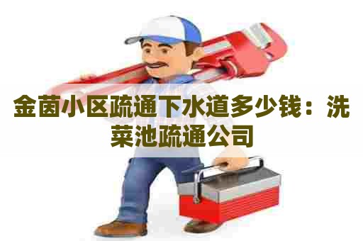金茵小区疏通下水道多少钱：洗菜池疏通公司