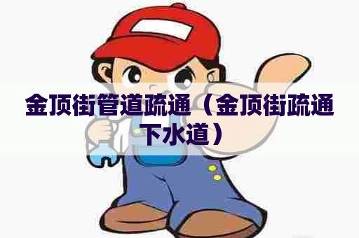 金顶街管道疏通（金顶街疏通下水道）