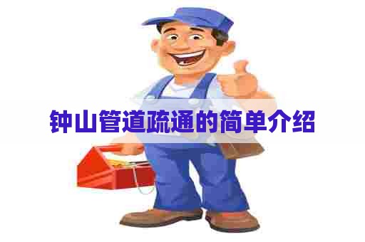 钟山管道疏通的简单介绍