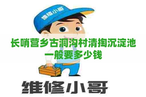 长哨营乡古洞沟村清掏沉淀池一般要多少钱