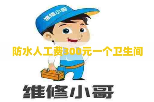 防水人工费300元一个卫生间