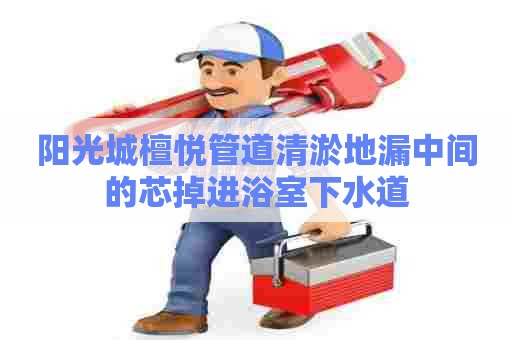 阳光城檀悦管道清淤地漏中间的芯掉进浴室下水道 阳光城檀悦管道清淤地漏中间的芯掉进浴室下水道