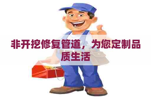 非开挖修复管道，为您定制品质生活