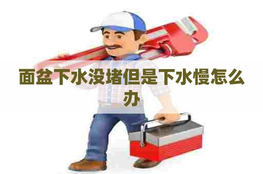 面盆下水没堵但是下水慢怎么办 面盆下水没堵但是下水慢怎么办