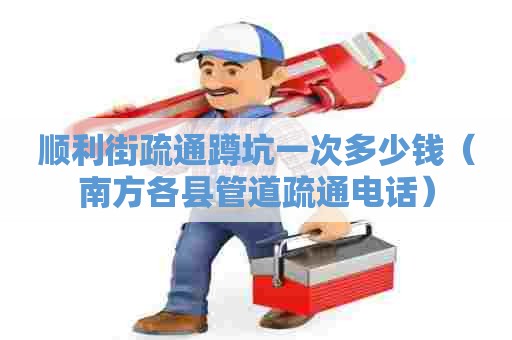 顺利街疏通蹲坑一次多少钱（南方各县管道疏通电话）