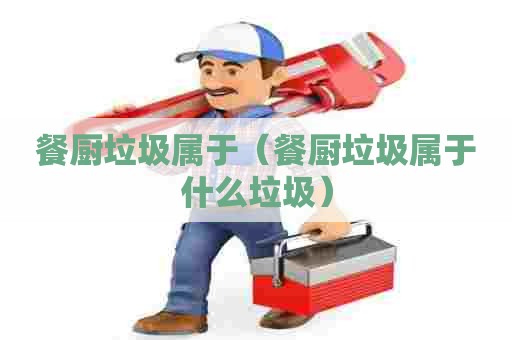 餐厨垃圾属于（餐厨垃圾属于什么垃圾）
