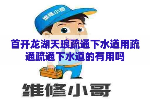 首开龙湖天琅疏通下水道用疏通疏通下水道的有用吗 首开龙湖天琅疏通下水道用疏通疏通下水道的有用吗