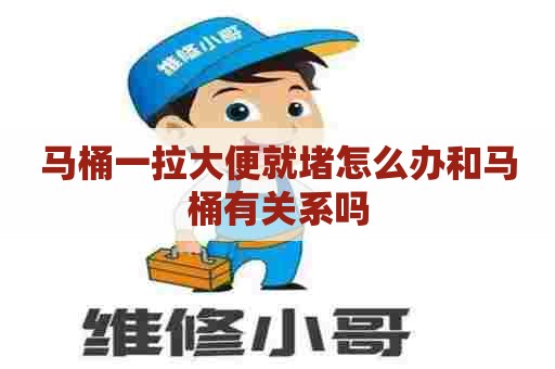 马桶一拉大便就堵怎么办和马桶有关系吗