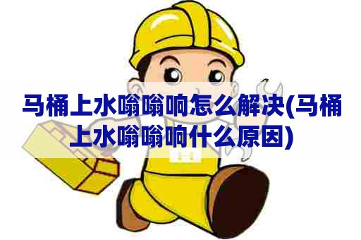 马桶上水嗡嗡响怎么解决(马桶上水嗡嗡响什么原因) 马桶上水嗡嗡响怎么解决(马桶上水嗡嗡响什么原因)