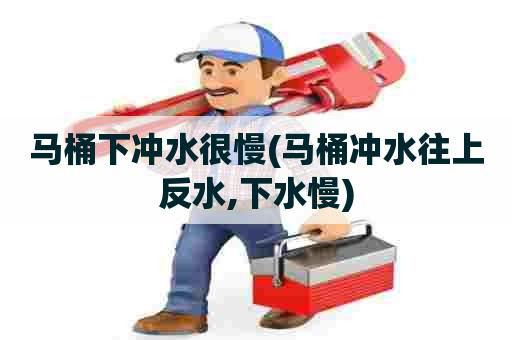 马桶下冲水很慢(马桶冲水往上反水,下水慢)