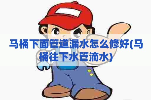 马桶下面管道漏水怎么修好(马桶往下水管滴水) 马桶下面管道漏水怎么修好(马桶往下水管滴水)