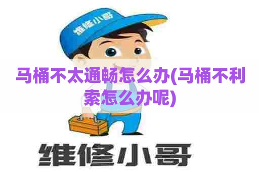 马桶不太通畅怎么办(马桶不利索怎么办呢)