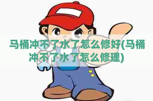 马桶冲不了水了怎么修好(马桶冲不了水了怎么修理) 马桶冲不了水了怎么修好(马桶冲不了水了怎么修理)