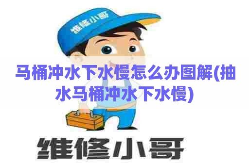马桶冲水下水慢怎么办图解(抽水马桶冲水下水慢) 马桶冲水下水慢怎么办图解(抽水马桶冲水下水慢)