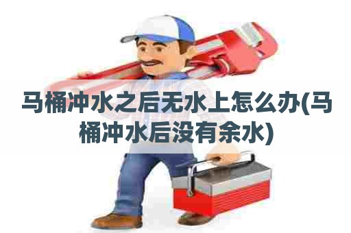 马桶冲水之后无水上怎么办(马桶冲水后没有余水)