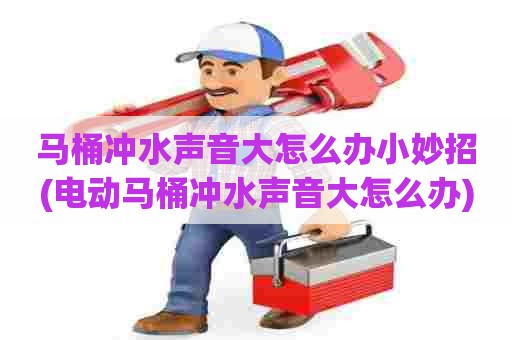 马桶冲水声音大怎么办小妙招(电动马桶冲水声音大怎么办) 马桶冲水声音大怎么办小妙招(电动马桶冲水声音大怎么办)