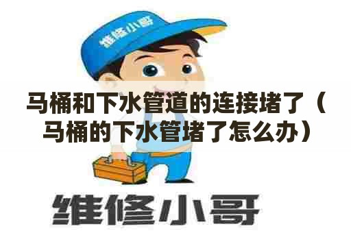 马桶和下水管道的连接堵了（马桶的下水管堵了怎么办）