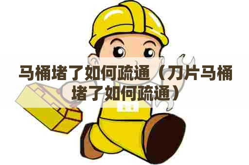 马桶堵了如何疏通（刀片马桶堵了如何疏通）