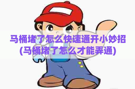 马桶堵了怎么快速通开小妙招(马桶堵了怎么才能弄通)