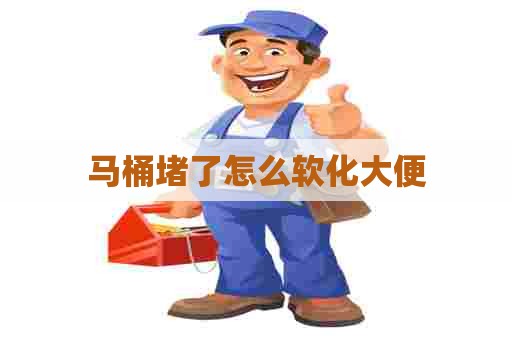 马桶堵了怎么软化大便