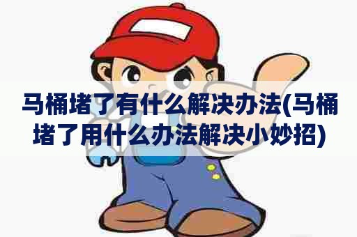 马桶堵了有什么解决办法(马桶堵了用什么办法解决小妙招) 马桶堵了有什么解决办法(马桶堵了用什么办法解决小妙招)