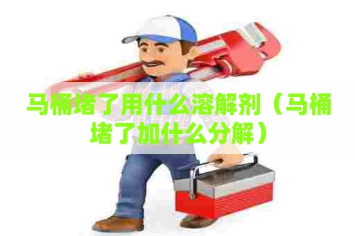 马桶堵了用什么溶解剂（马桶堵了加什么分解）