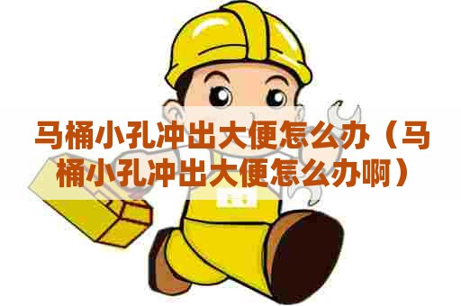 马桶小孔冲出大便怎么办(马桶小孔冲出大便怎么办啊) 马桶小孔冲出大便怎么办(马桶小孔冲出大便怎么办啊)