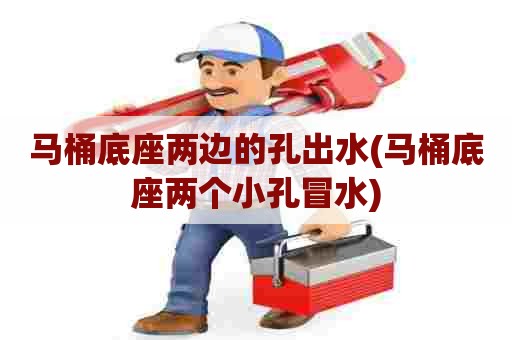 马桶底座两边的孔出水(马桶底座两个小孔冒水)