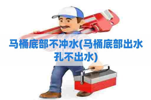 马桶底部不冲水(马桶底部出水孔不出水) 马桶底部不冲水(马桶底部出水孔不出水)