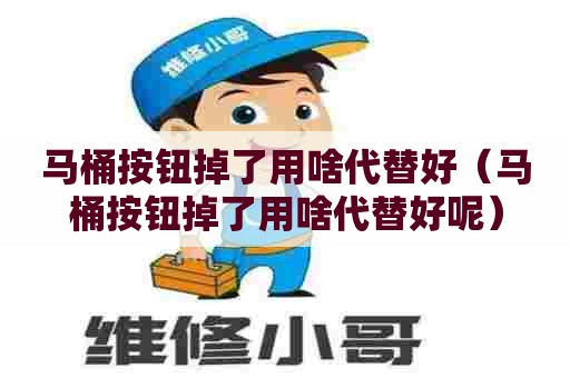 马桶按钮掉了用啥代替好(马桶按钮掉了用啥代替好呢) 马桶按钮掉了用啥代替好(马桶按钮掉了用啥代替好呢)